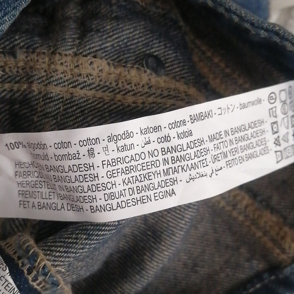 New Zara Strapless Denim Top - Picture 6 of 7